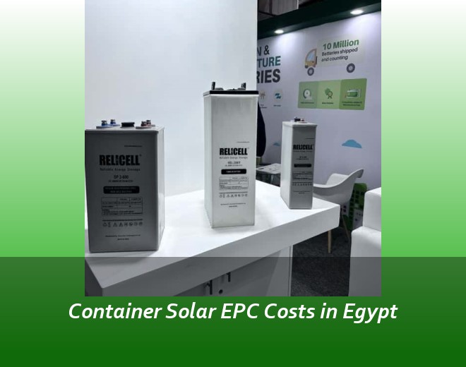 Container Solar EPC Costs in Egypt